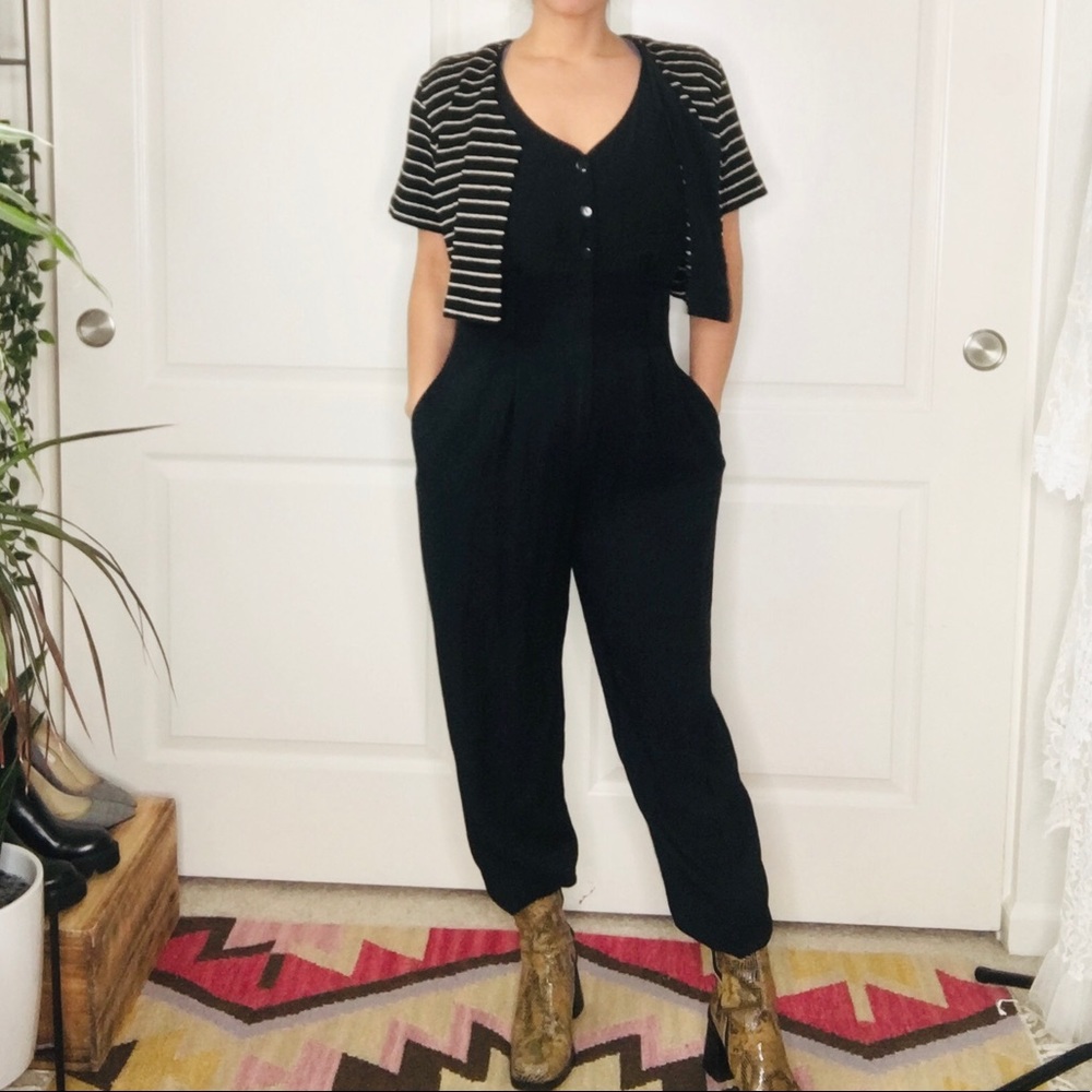 90’s Menu jumpsuit Vintage size 8 fits like a S - Picture 7 of 16